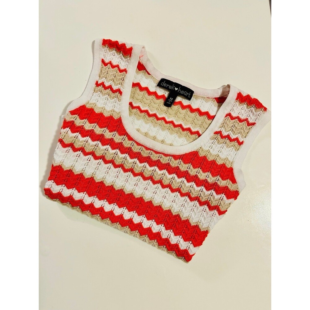 Junior's Cropped Crotched Tank Size M